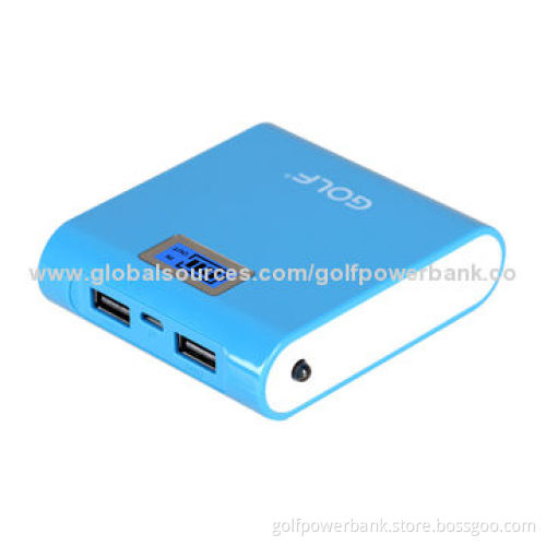 7,800mAh Universal Charger with LCD Interface, 5V DC/1A Input